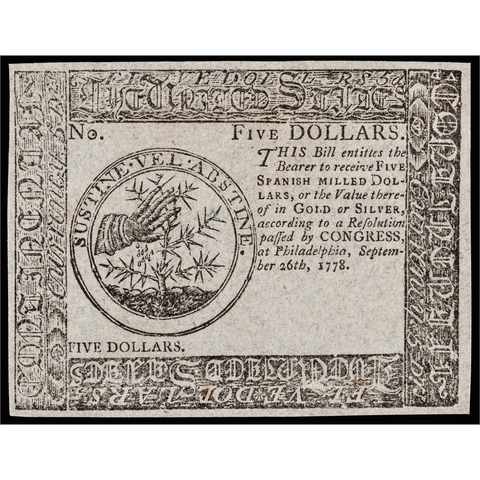 CONTINENTAL CURRENCY, SEPT. 26,