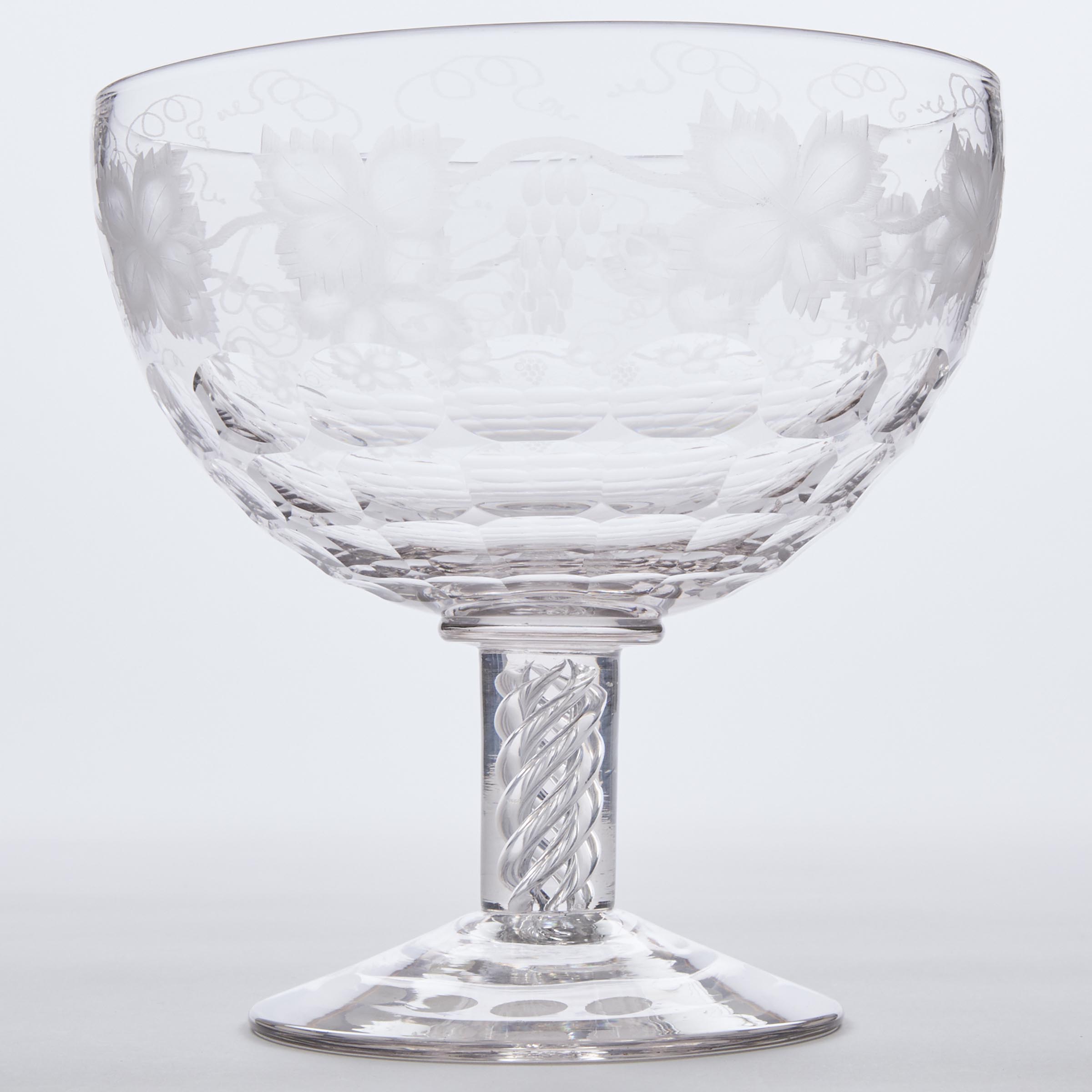Continental Cut and Etched Glass