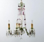 CONTINENTAL CUT-GLASS CHANDELI