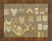 Continental darning sampler 19