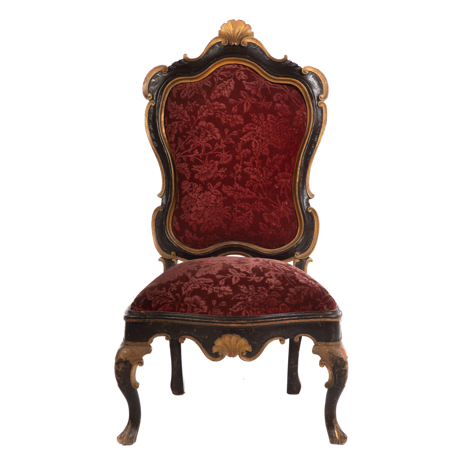CONTINENTAL EBONIZED & GILTWOOD