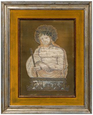 Continental embroidery of Christ,