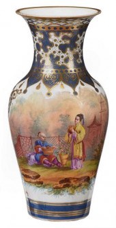 CONTINENTAL ENAMEL AND GILT CH