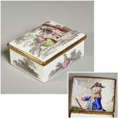 CONTINENTAL ENAMEL BOX WITH FR