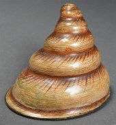 CONTINENTAL ENAMEL BRASS SHELL