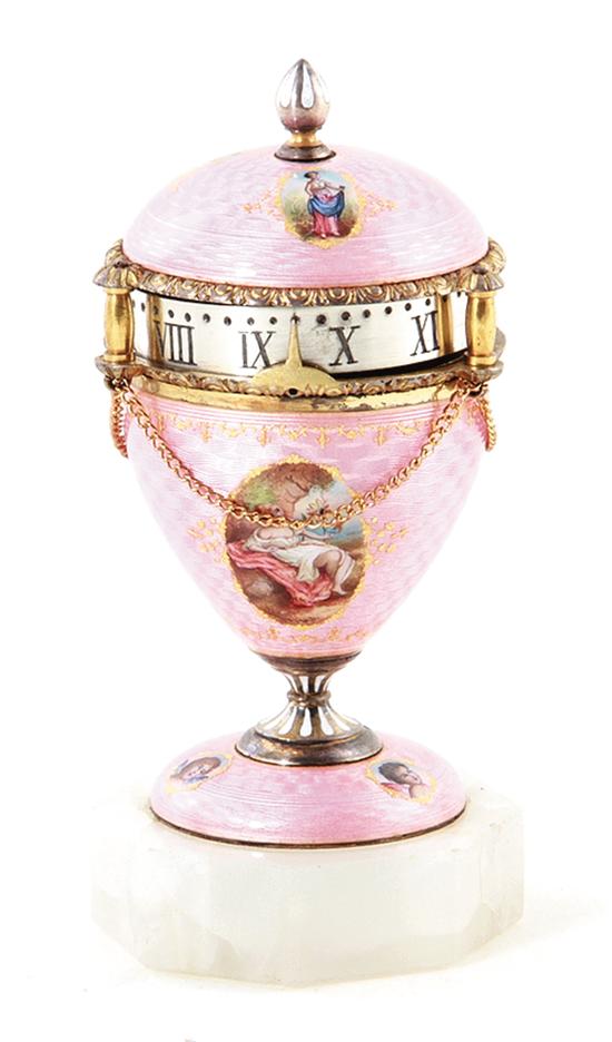 Continental enamel-decorated