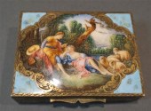CONTINENTAL ENAMELED SILVER AN