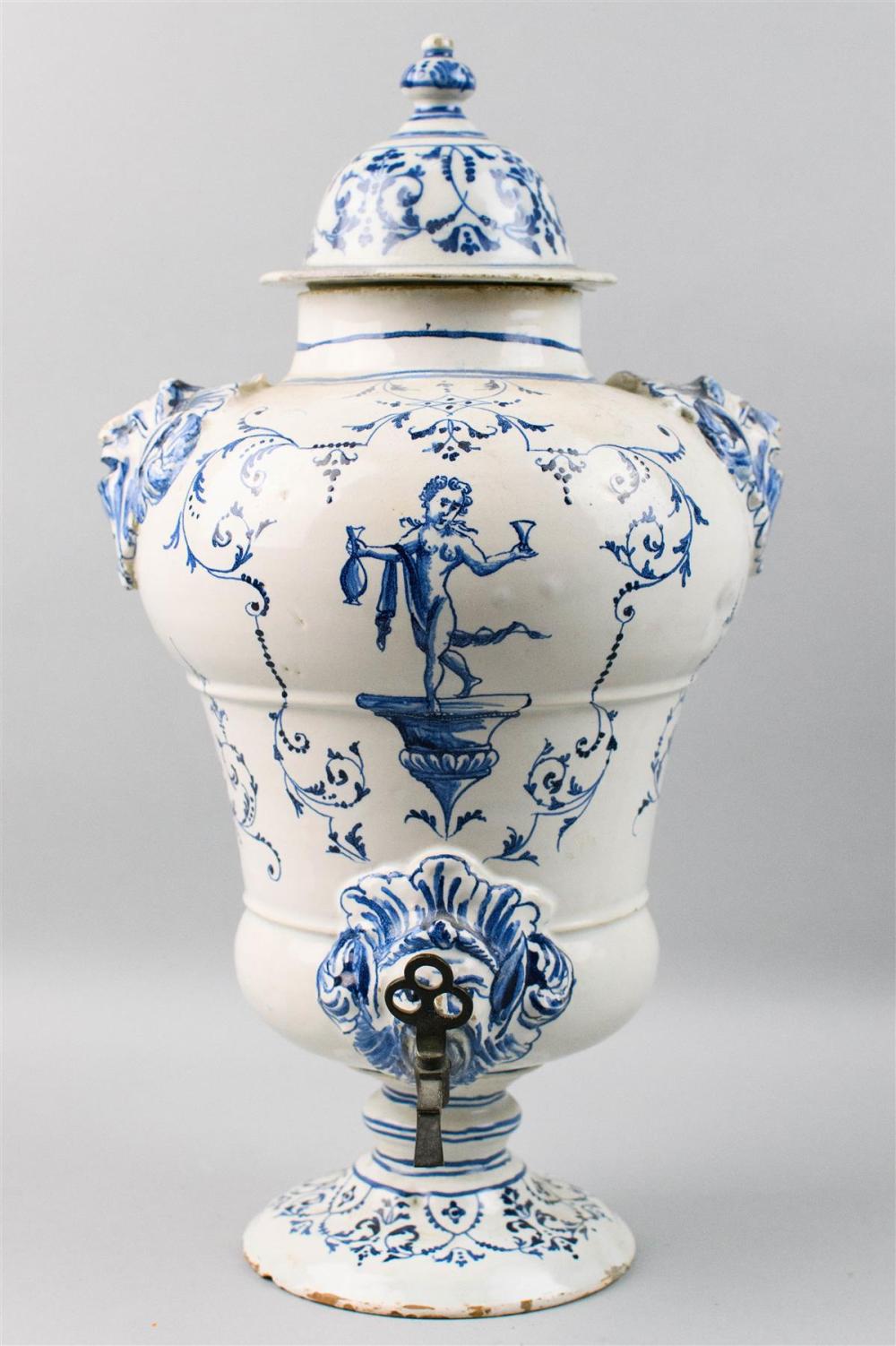CONTINENTAL FAIENCE BLUE AND