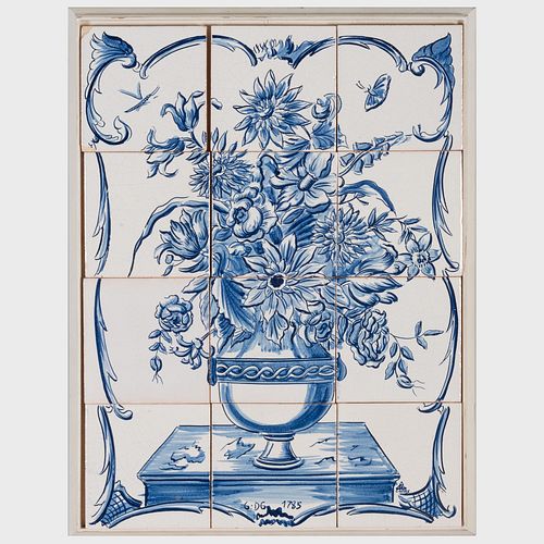 CONTINENTAL FAIENCE BLUE AND
