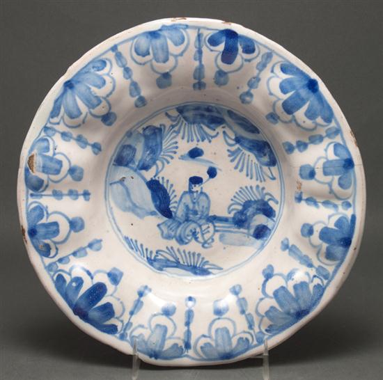 Continental faience bowl 19th