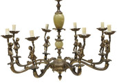 CONTINENTAL FIGURAL GILT METAL