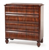 CONTINENTAL FIGURED MAHOGANY C