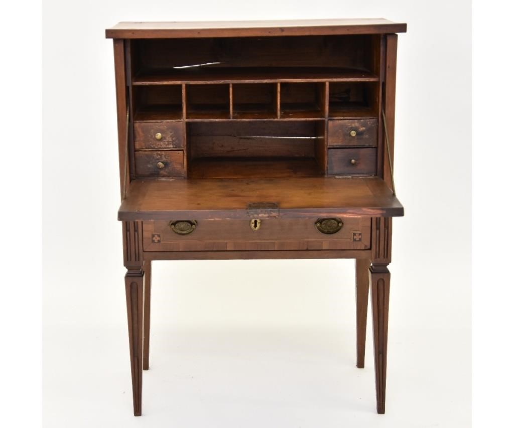 Continental fruitwood inlaid