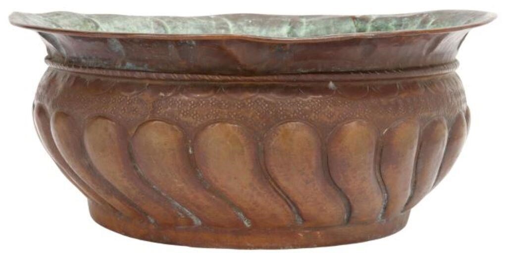 CONTINENTAL GADROONED COPPER WINE