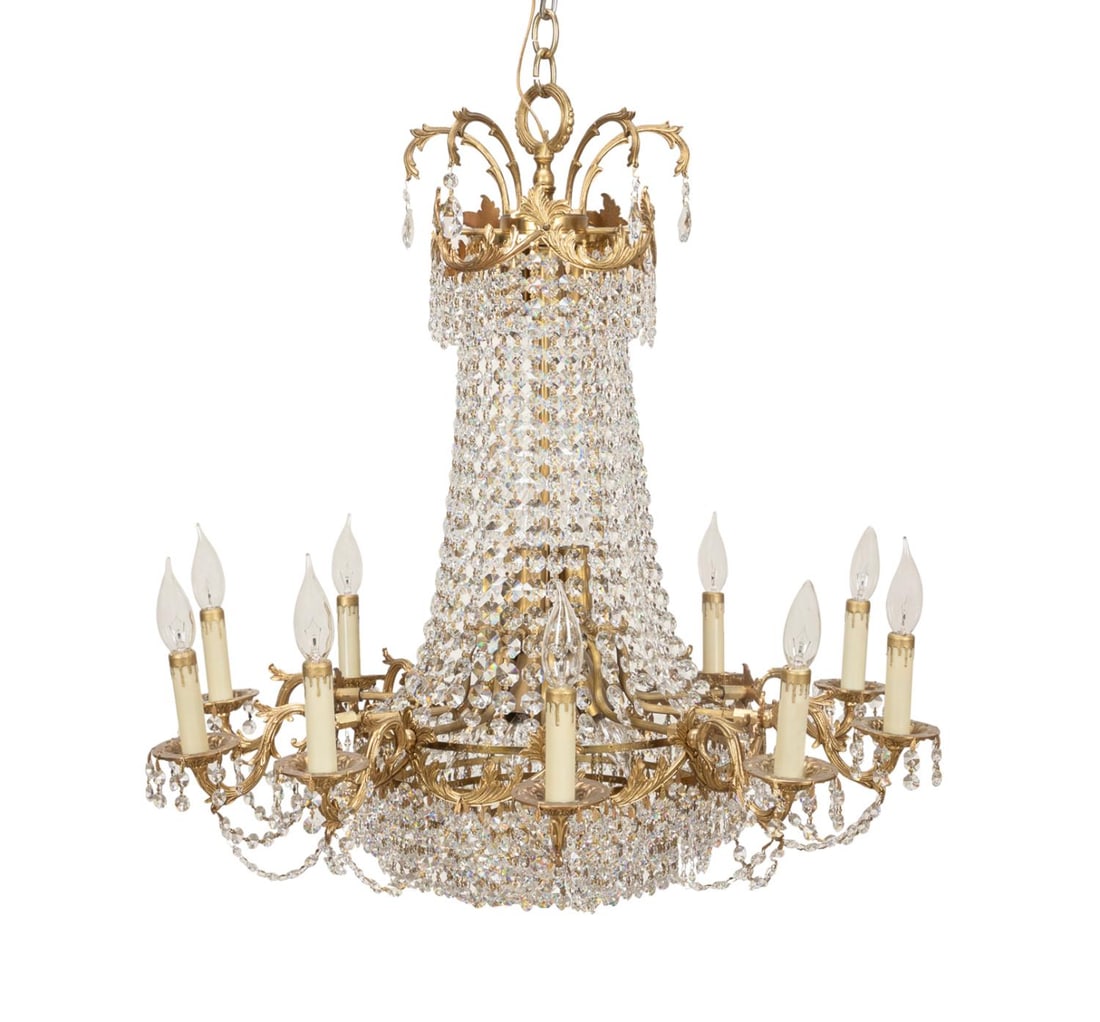 CONTINENTAL GILT AND CRYSTAL