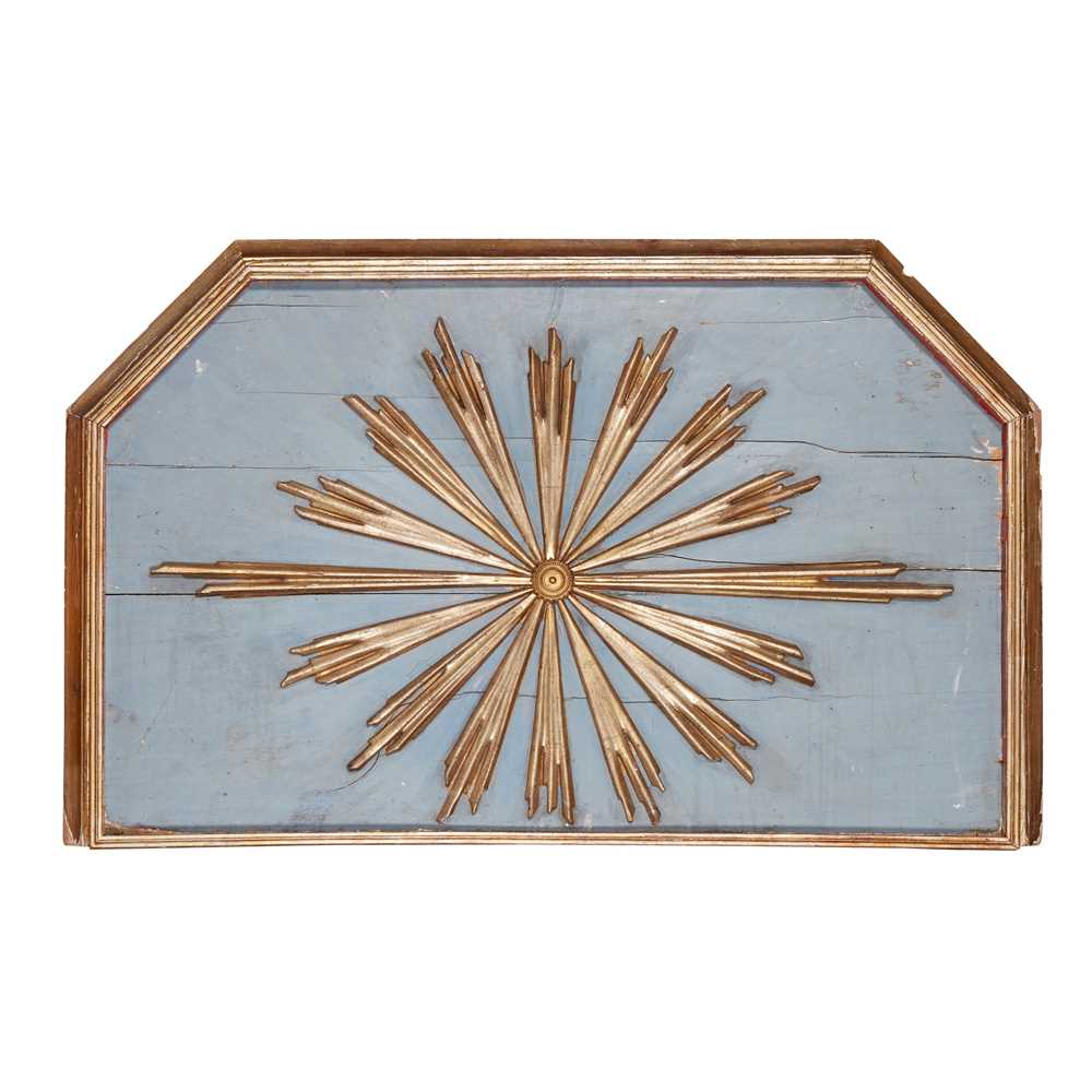 CONTINENTAL GILT AND PAINTED