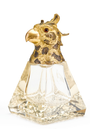Continental gilt and patinated