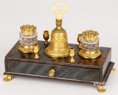 CONTINENTAL GILT BRASS AND BON