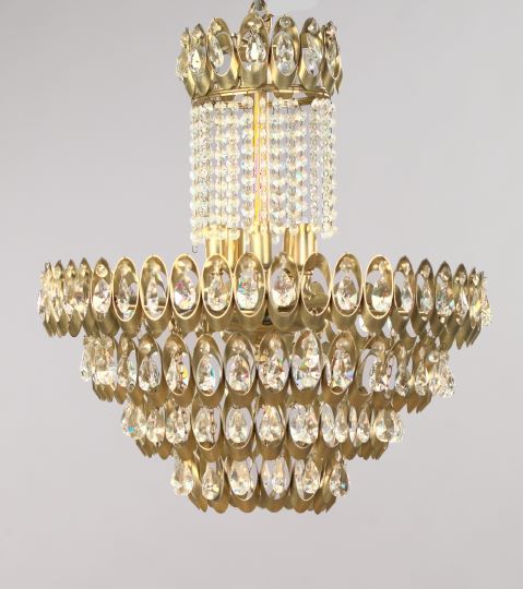 Continental Gilt-Brass and Cut