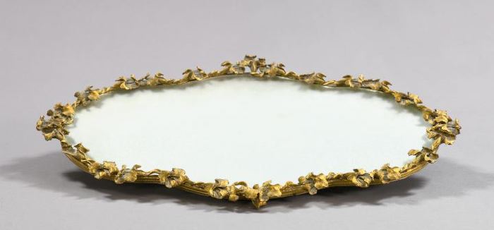 Continental Gilt-Brass and Mirrored