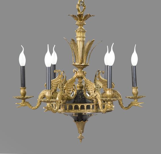 Continental Gilt-Brass and Tole