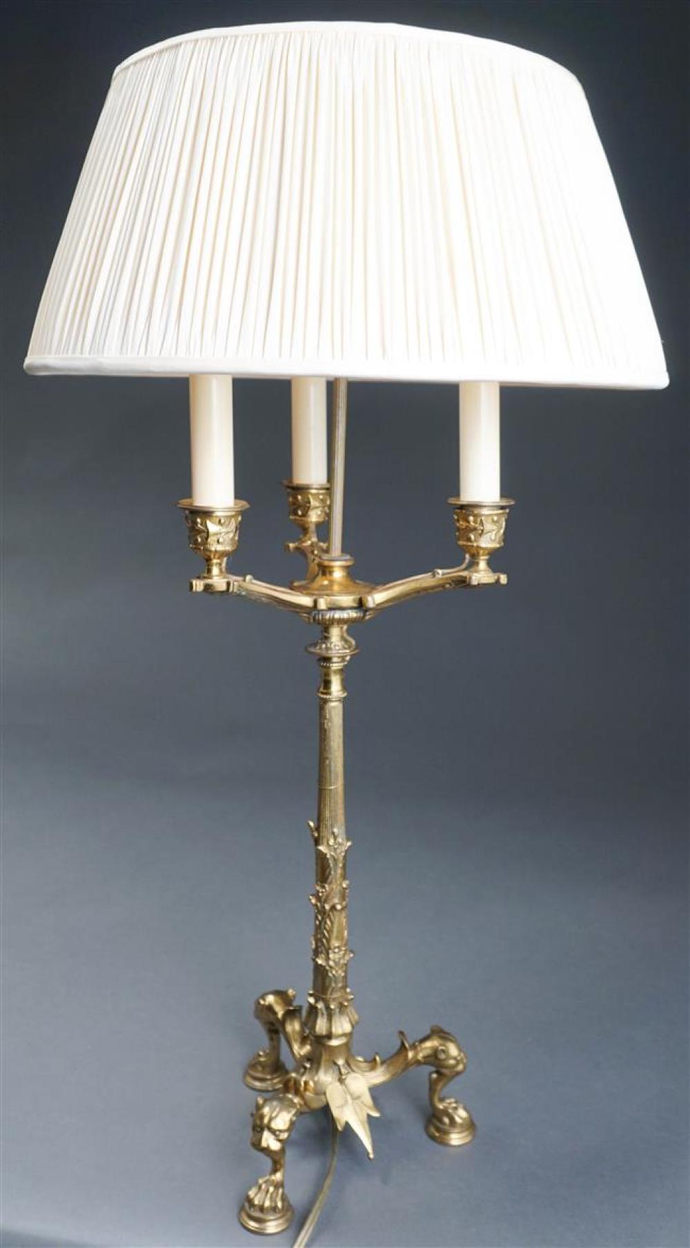 CONTINENTAL GILT BRASS