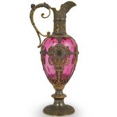 CONTINENTAL GILT BRONZE AND GL
