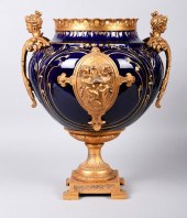 CONTINENTAL GILT-BRONZE MOUNTE
