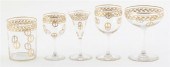 Continental gilt-crystal stemw