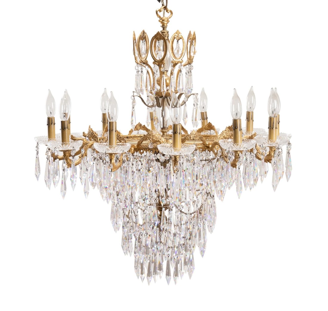 CONTINENTAL GILT & CRYSTAL