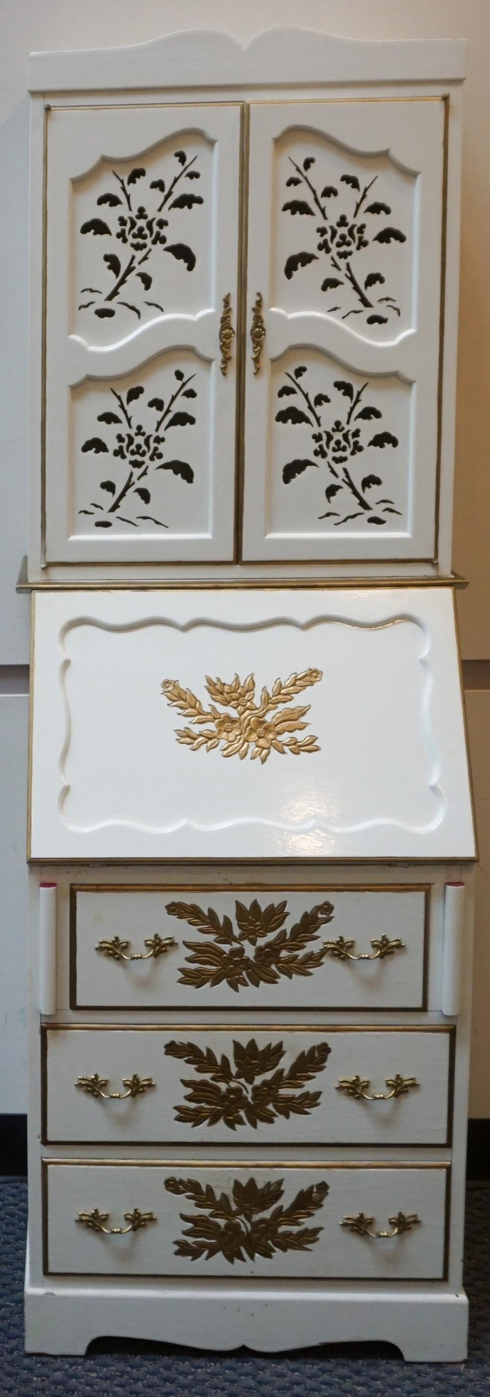 CONTINENTAL GILT DECORATED AND