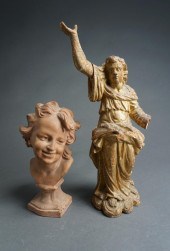 CONTINENTAL GILT GESSOED CARVE