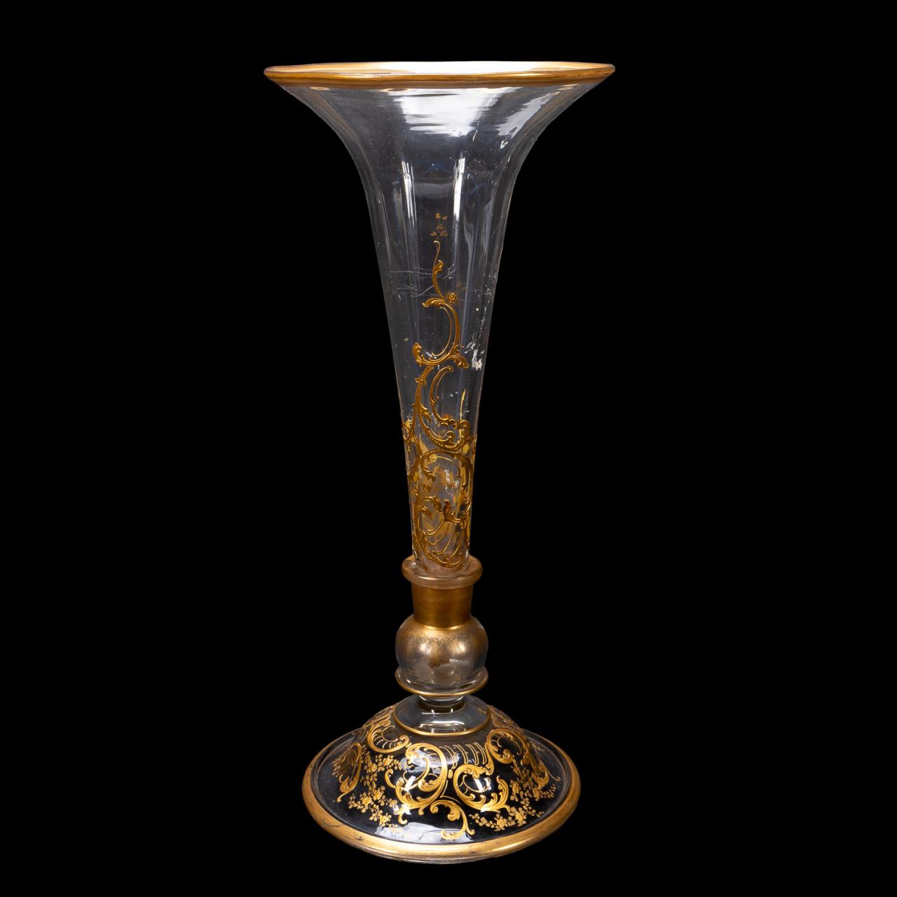 CONTINENTAL GILT GLASS