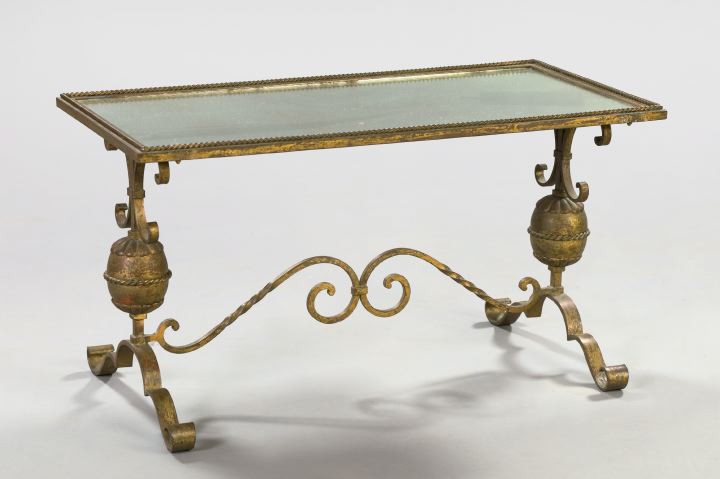 Continental Gilt-Metal and Mirrored