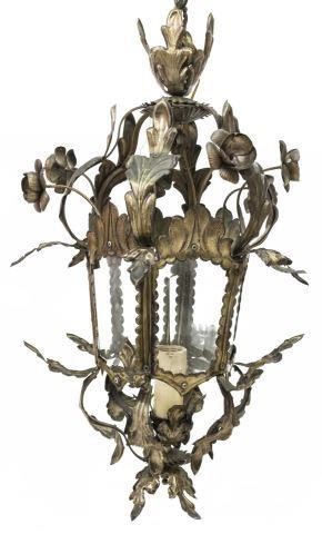 CONTINENTAL GILT METAL ONE-LIGHT