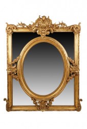 CONTINENTAL GILT MIRRORwith pi