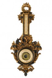 CONTINENTAL GILT & PAINTED WOO