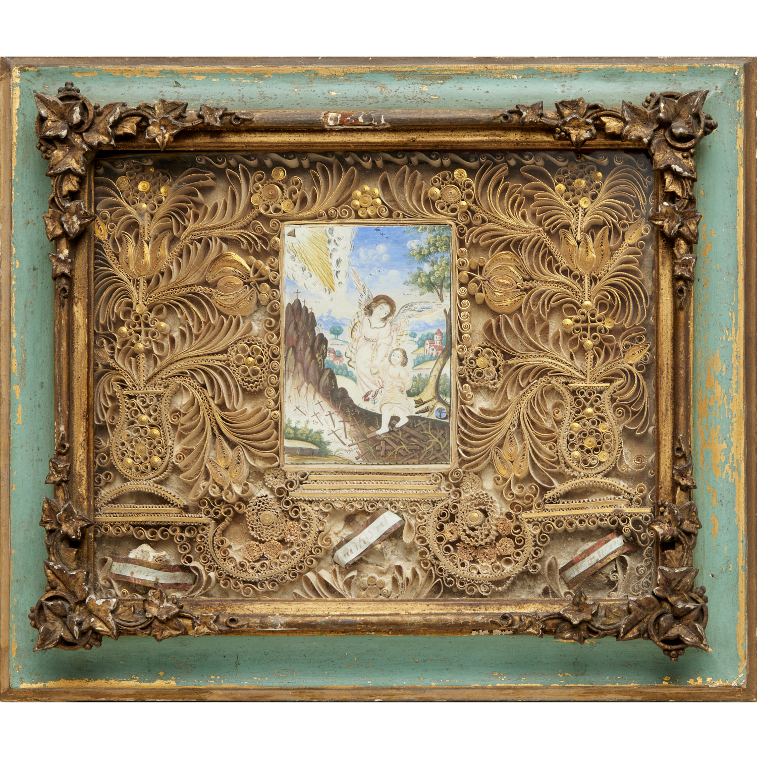 CONTINENTAL GILT ROLLED PAPER