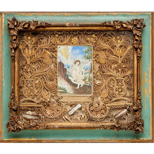 CONTINENTAL GILT ROLLED PAPER
