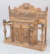 CONTINENTAL HEAVILY CARVED HAL