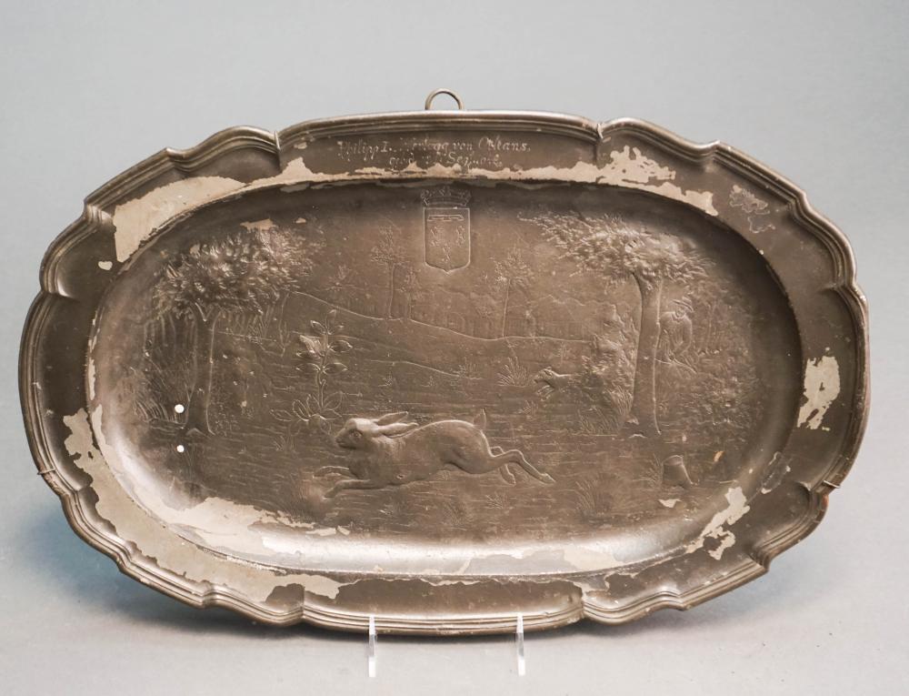 CONTINENTAL 'HUNT SCENE' RAISED