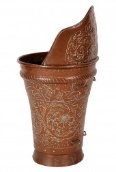 CONTINENTAL INCISED COPPER BIN