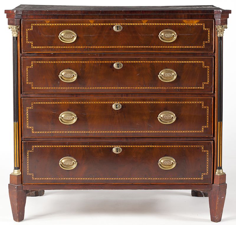 Continental Inlaid Chest of