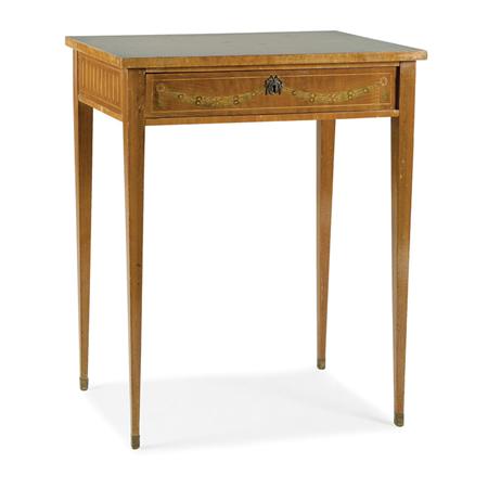Continental Inlaid Fruitwood