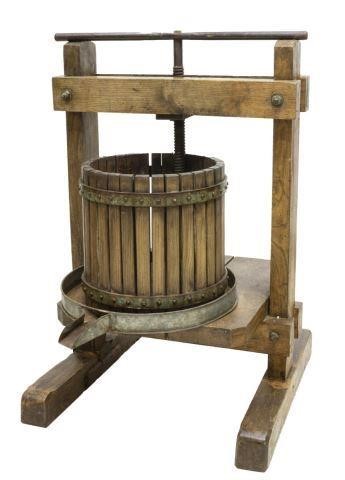 CONTINENTAL IRON BOUND SLATTED WOOD