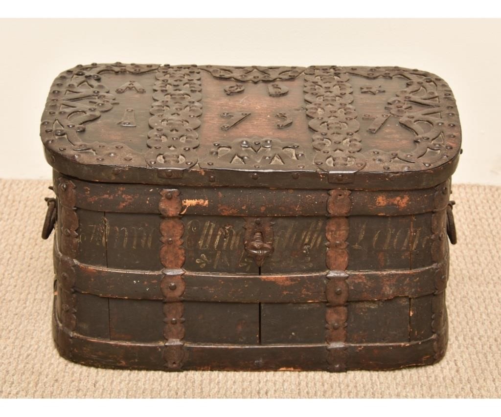 Continental iron bound strong box