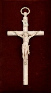 Continental ivory crucifix