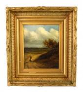 CONTINENTAL LANDSCAPE, OIL ON