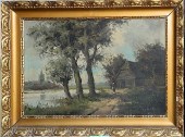 CONTINENTAL LANDSCAPE PAINTING