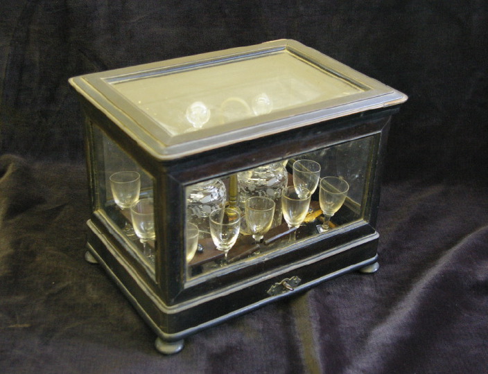 Continental Mahogany and Glass